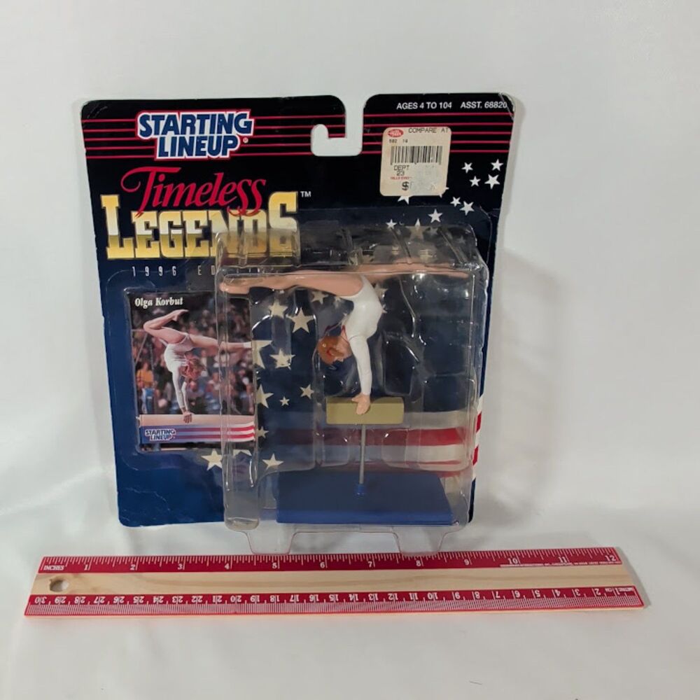1996 Starting Lineup Timeless Legends Olga Korbut Gymnast Figure Kenner